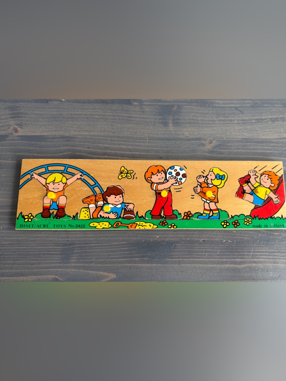Vintage wood puzzle